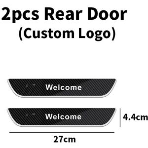 Maxpower (For B-MW, 2pcs Rear door) New Carbon fiber Customized Car Door illuminated Sill Maxpower (For B-MW, 2pcs Rear door) New Carbon fiber Customized Car Door illuminated Sill