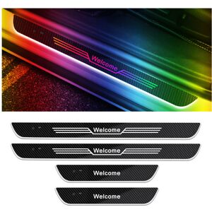 Maxpower (For J-eep, C-4Pcs) New4/2 Pcs Customized Car Door Sill Light RGB Colour Car Scu Maxpower (For J-eep, C-4Pcs) New4/2 Pcs Customized Car Door Sill Light RGB Colour Car Scu