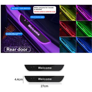 Maxpower (For K-ia, A-Rear door) New4/2 Pcs Customized Car Door Sill Light RGB Colour Car Maxpower (For K-ia, A-Rear door) New4/2 Pcs Customized Car Door Sill Light RGB Colour Car