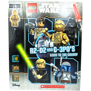 Lego Star Wars: R2-D2 and C-3PO's Guide to the Galaxy book plus C-3PO minifigure Lego Star Wars: R2-D2 and C-3PO's Guide to the Galaxy book plus C-3PO minifigure