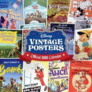 Disney VINTAGE POSTERS 2026 SQUARE CALENDAR - PRE-ORDER Disney VINTAGE POSTERS 2026 SQUARE CALENDAR - PRE-ORDER