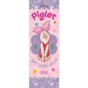 Disney PIGLET 2026 SLIM CALENDAR Disney PIGLET 2026 SLIM CALENDAR