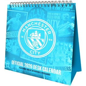 MANCHESTER CITY FC 2026 POSTCARD DESK EASEL CALENDAR - PRE-ORDER MANCHESTER CITY FC 2026 POSTCARD DESK EASEL CALENDAR - PRE-ORDER
