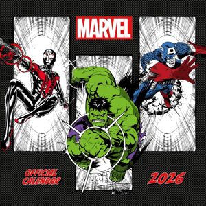 MARVEL COMICS 2026 SQUARE CALENDAR MARVEL COMICS 2026 SQUARE CALENDAR
