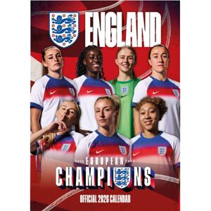 England Lionesses LIONESSES ENGLAND WOMEN'S FOOTBALL 2026 A3 CALENDAR England Lionesses LIONESSES ENGLAND WOMEN'S FOOTBALL 2026 A3 CALENDAR