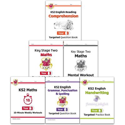 Unbranded Year 3 Maths and English Home Learning Workbook Bundle for 7 to 8 year olds KS2 Unbranded Year 3 Maths and English Home Learning Workbook Bundle for 7 to 8 year olds KS2