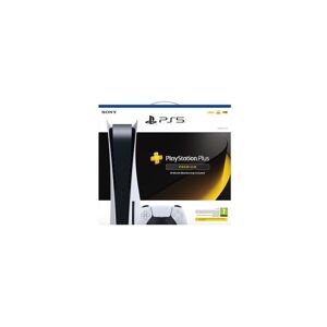 Sony PS5 Disc Edition Bundle With PlayStation Plus 24 Months Premium Membership