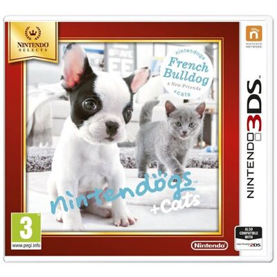 3DS Nintendogs and Cats (French Bulldog Plus NF) Selects Nintendo 3DS Game 3DS Nintendogs and Cats (French Bulldog Plus NF) Selects Nintendo 3DS Game