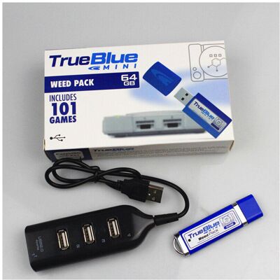 GANBUY (WEED PACK) True Blue Mini-PlayStation Classic PS1 Multi Best Games Included GANBUY (WEED PACK) True Blue Mini-PlayStation Classic PS1 Multi Best Games Included