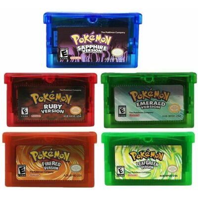 Zenithoa (5 All in 1 Set) Pokemon Game Card NINTENDO Pokemon Ruby Games GBA Game Boy Adva Zenithoa (5 All in 1 Set) Pokemon Game Card NINTENDO Pokemon Ruby Games GBA Game Boy Adva