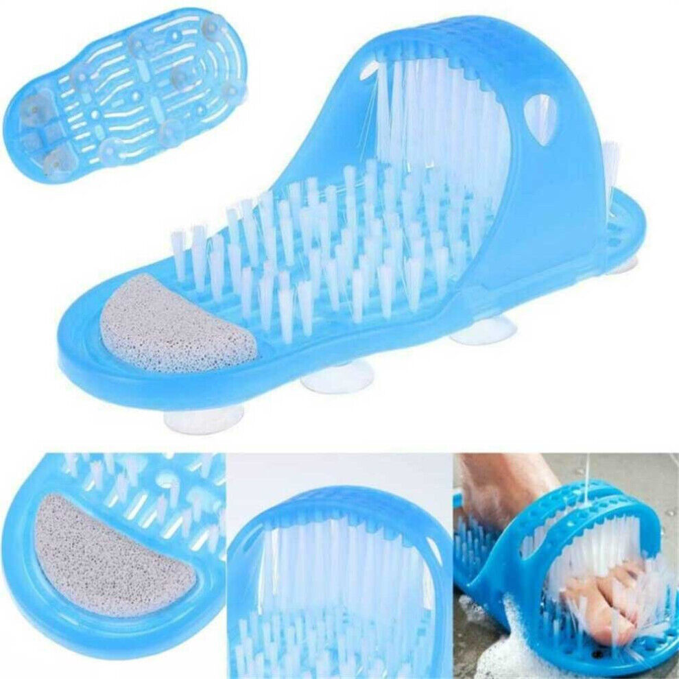 Unbranded Shower Feet Foot Scrubber Massager Cleaner Exfoliating Washer Wash Slipper Brush