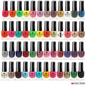 ISDP 50 x NAIL POLISH VARNISH SET 48 DIFFERENT COLOURS 2 NAIL ART STICKER SETS 2 DISP ISDP 50 x NAIL POLISH VARNISH SET 48 DIFFERENT COLOURS 2 NAIL ART STICKER SETS 2 DISP