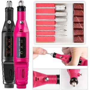 Unbranded (Rose Red (USB Plug)) Pro Electric Nail Drill Machine Art Manicure Frinder Bits Unbranded (Rose Red (USB Plug)) Pro Electric Nail Drill Machine Art Manicure Frinder Bits