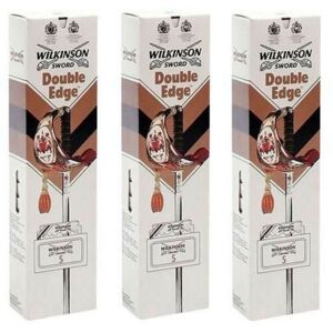 (3 PCS OFFER) Wilkinson Sword Double Edge Mens Safety Razor Blades 2 pcs (3 PCS OFFER) Wilkinson Sword Double Edge Mens Safety Razor Blades 2 pcs
