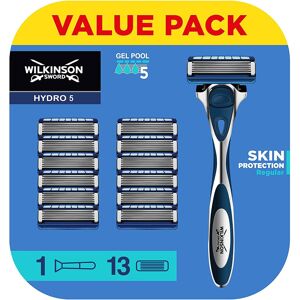 Wilkinson Sword Hydro 5 Skin Protection Men's Razor with 13 Refills Wilkinson Sword Hydro 5 Skin Protection Men's Razor with 13 Refills