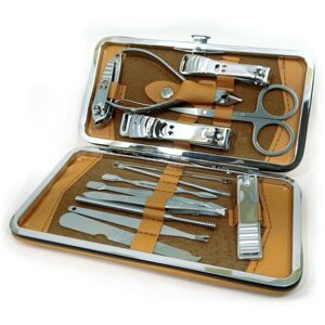 LND Gifts 14 pc Manicure Set Pedicure Nail Clippers File Cuticle Mens Women Case LND Gifts 14 pc Manicure Set Pedicure Nail Clippers File Cuticle Mens Women Case
