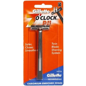 Gillette 7 O Clock PII Twin Blade Shaving Safety Razor Gillette 7 O Clock PII Twin Blade Shaving Safety Razor