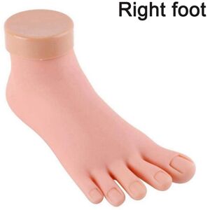 HKHBJS Practice Fake Foot Model Flexible Soft Silicone Prosthetic Manicure Tool For Nai HKHBJS Practice Fake Foot Model Flexible Soft Silicone Prosthetic Manicure Tool For Nai