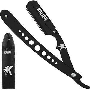 KALIPH Professional Cut Throat Razors for Men - Barber Grade Single Edge Blade Straight KALIPH Professional Cut Throat Razors for Men - Barber Grade Single Edge Blade Straight
