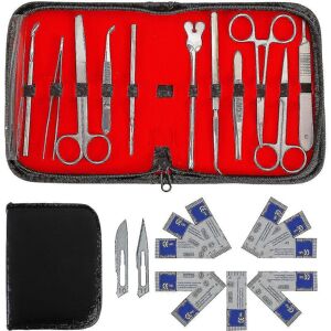 Unbranded 22 Pcs Minor Surgery Set Surgical Instruments Kit Stainless Steel Dissecting Sci Unbranded 22 Pcs Minor Surgery Set Surgical Instruments Kit Stainless Steel Dissecting Sci