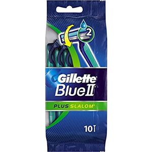 Gillette Blue II Plus Slalom Razor Pack of 10 Gillette Blue II Plus Slalom Razor Pack of 10