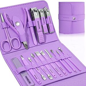 Leipple Manicure Set Professional Nail Clippers Pedicure Kit, 16 pcs Stainless Steel Nai Leipple Manicure Set Professional Nail Clippers Pedicure Kit, 16 pcs Stainless Steel Nai