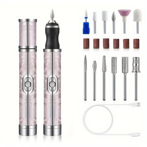 Unbranded (Pink) 1 PC Nail Polisher Home Portable Manicure and Nail Removal Tool Rechargea Unbranded (Pink) 1 PC Nail Polisher Home Portable Manicure and Nail Removal Tool Rechargea