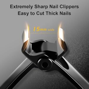 Unbranded Nail Clippers For Thick Nails - Wide Jaw Opening, Extra Large Nail Clippers, Sta Unbranded Nail Clippers For Thick Nails - Wide Jaw Opening, Extra Large Nail Clippers, Sta