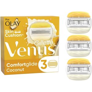 Gillette Venus ComfortGlide Coconut Razor Blades Women, Pack of 3 Razor Blade Re Gillette Venus ComfortGlide Coconut Razor Blades Women, Pack of 3 Razor Blade Re