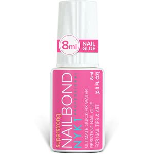 NYK1 Nail Bond Nail Glue Extra Strong with Brush (8ml) Super Strong False Nail Glue F NYK1 Nail Bond Nail Glue Extra Strong with Brush (8ml) Super Strong False Nail Glue F