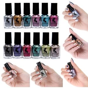Unbranded (green) Shining Nail Polish Mirror Effect Chrome Metallic Nail Art Polish Paint Unbranded (green) Shining Nail Polish Mirror Effect Chrome Metallic Nail Art Polish Paint