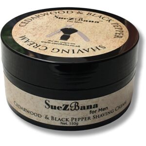 Suezbana for Men Cedarwood & Black Pepper Shaving Cream (150g) Suezbana for Men Cedarwood & Black Pepper Shaving Cream (150g)