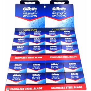 100 Gillette Wilkinson Sword Double Edge Razor Blades 100 Gillette Wilkinson Sword Double Edge Razor Blades