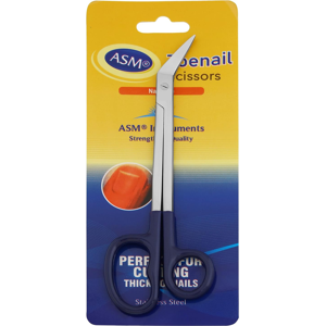Asm Instruments Extra Long Handle 7.5" Toenail Scissors for Thick and Ingrown Nails Asm Instruments Extra Long Handle 7.5" Toenail Scissors for Thick and Ingrown Nails