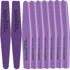 Kricely (As show, One size) 10Pcs Nail Files for Manicure Pedicure Sponge Nail Files Fin Kricely (As show, One size) 10Pcs Nail Files for Manicure Pedicure Sponge Nail Files Fin