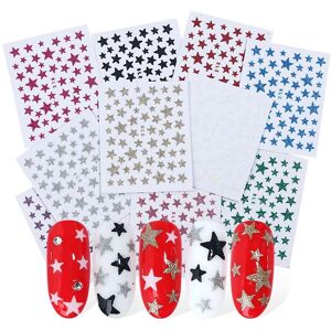 konhill (As show, One size) Star Nail Art Stickers Decals Nail Art Supplies 3d Matte Sel konhill (As show, One size) Star Nail Art Stickers Decals Nail Art Supplies 3d Matte Sel