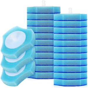Kricely (As show, One size) 30pcs Disposable Toilet Brush Refills Sponge Brush Heads Toi Kricely (As show, One size) 30pcs Disposable Toilet Brush Refills Sponge Brush Heads Toi
