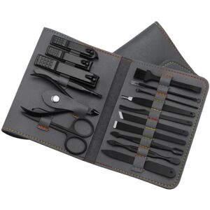 Unbranded (gray) 16pcs/set Nail Clipper Cutter Trimmer Ear Pick Grooming Kit Manicure Set Unbranded (gray) 16pcs/set Nail Clipper Cutter Trimmer Ear Pick Grooming Kit Manicure Set