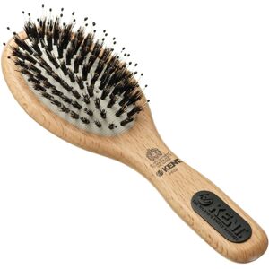Kent PF02 Small Cushion Detangler Brush - Boar Bristle & Nylon Mix for Smoothing Kent PF02 Small Cushion Detangler Brush - Boar Bristle & Nylon Mix for Smoothing