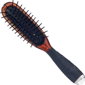 Kent KB Minihog Headhog Detangling Travel Hair Brush Black Rubber Cushion Detan Kent KB Minihog Headhog Detangling Travel Hair Brush Black Rubber Cushion Detan