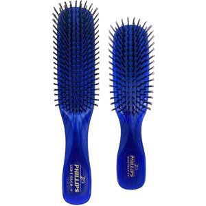 Philips Brush Light Touch 6 Sapphire Blue Hair Brush and Phillips Brush Light T Philips Brush Light Touch 6 Sapphire Blue Hair Brush and Phillips Brush Light T