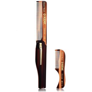 Kent Handmade Tortoiseshell Folding Comb Fine Tooth Beard and Mustache Grooming Kent Handmade Tortoiseshell Folding Comb Fine Tooth Beard and Mustache Grooming