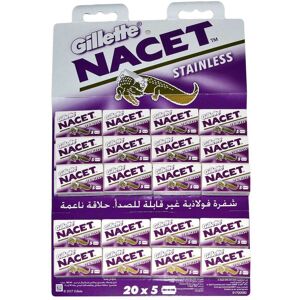 100 Gillette Nacet Double Edge Razor Blades 100 Gillette Nacet Double Edge Razor Blades