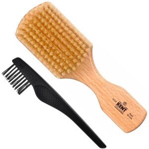 Kent OG4 Rectangular Beachwood Gentlemen's Hair Brush and Facial Brush for Beard Kent OG4 Rectangular Beachwood Gentlemen's Hair Brush and Facial Brush for Beard