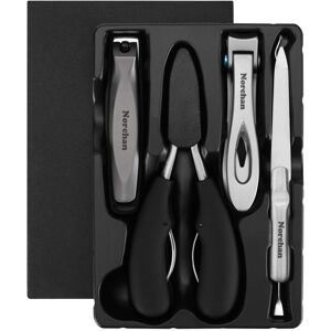 Norchan Large Nail Clippers Set 5 Pcs Sharp Toenail and Fingernail Clippers for Norchan Large Nail Clippers Set 5 Pcs Sharp Toenail and Fingernail Clippers for