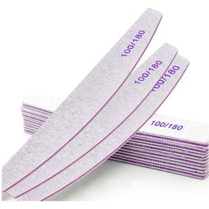 Générique Professional Nail File Set 6 Pcs 100/180 Grit Nail File Emery Boards for Nail Générique Professional Nail File Set 6 Pcs 100/180 Grit Nail File Emery Boards for Nail