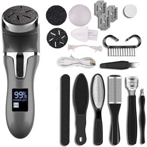 STOYOTU (Black Set) Electric Pedicure Tools Foot Care File Leg Heels Remove Hard Cracked STOYOTU (Black Set) Electric Pedicure Tools Foot Care File Leg Heels Remove Hard Cracked