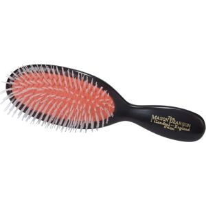 Mason Pearson N4 Nylon Pocket Hair Brush - Dark Ruby Mason Pearson N4 Nylon Pocket Hair Brush - Dark Ruby