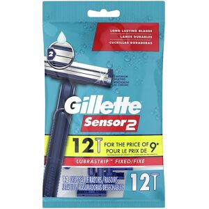 Gillette Sensor2 Men's Disposable Razors 12Count Gillette Sensor2 Men's Disposable Razors 12Count