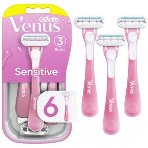 Gillette Venus Sensitive Disposable Razors for Women with Sensitive Skin 6 Coun Gillette Venus Sensitive Disposable Razors for Women with Sensitive Skin 6 Coun